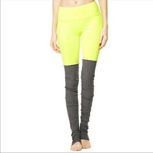 Alo goddess legging - neon